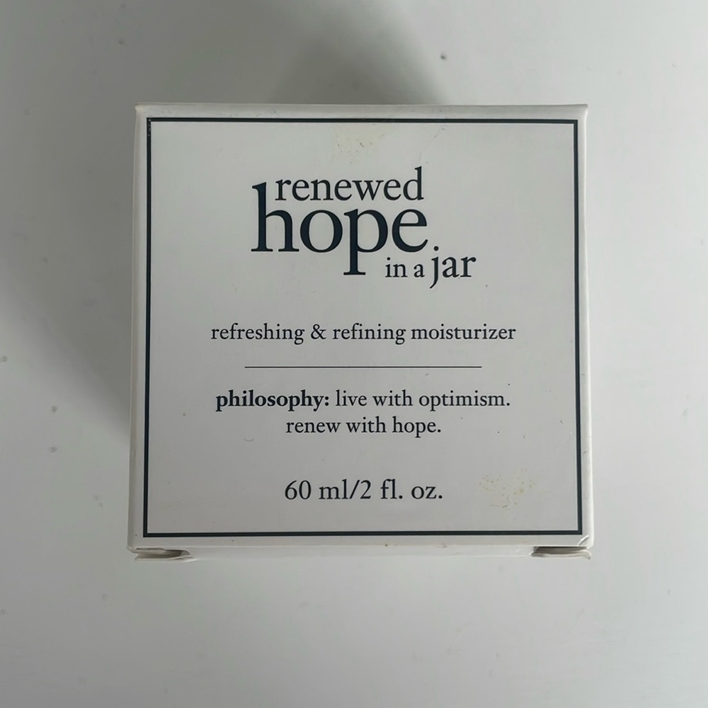 Philosophy renewed Hope in a Jar